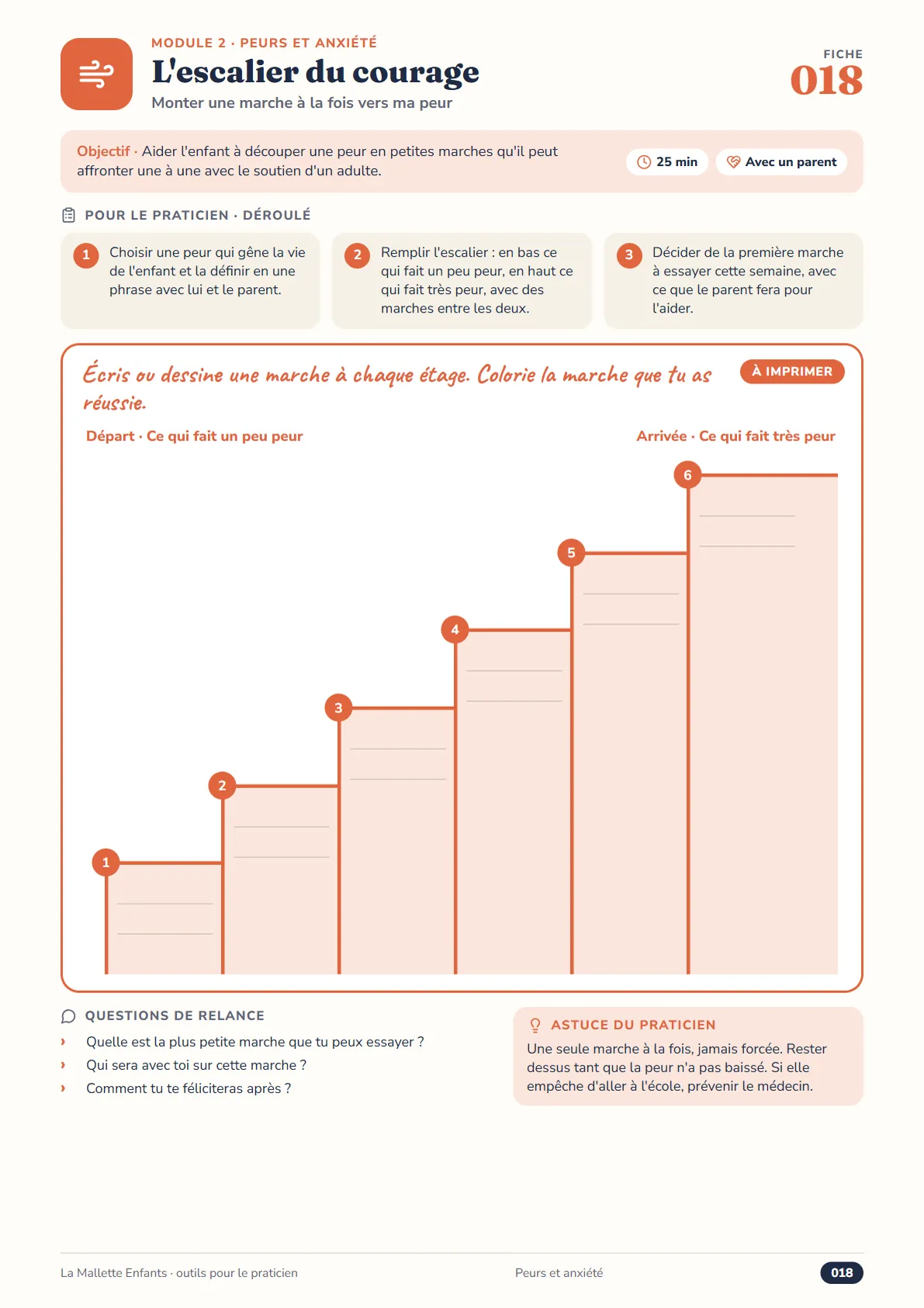 Fiche 018 L’escalier du courage